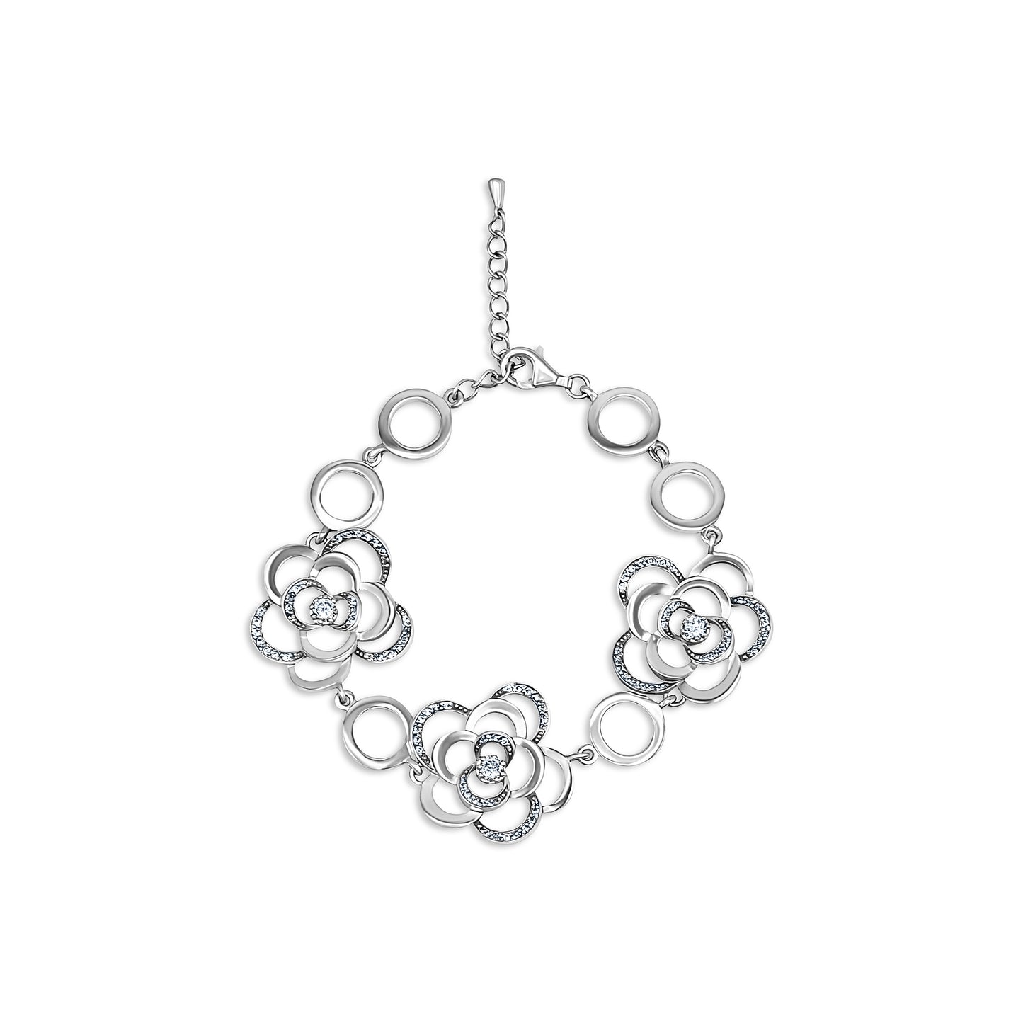 Bloom Link Statement Bracelet