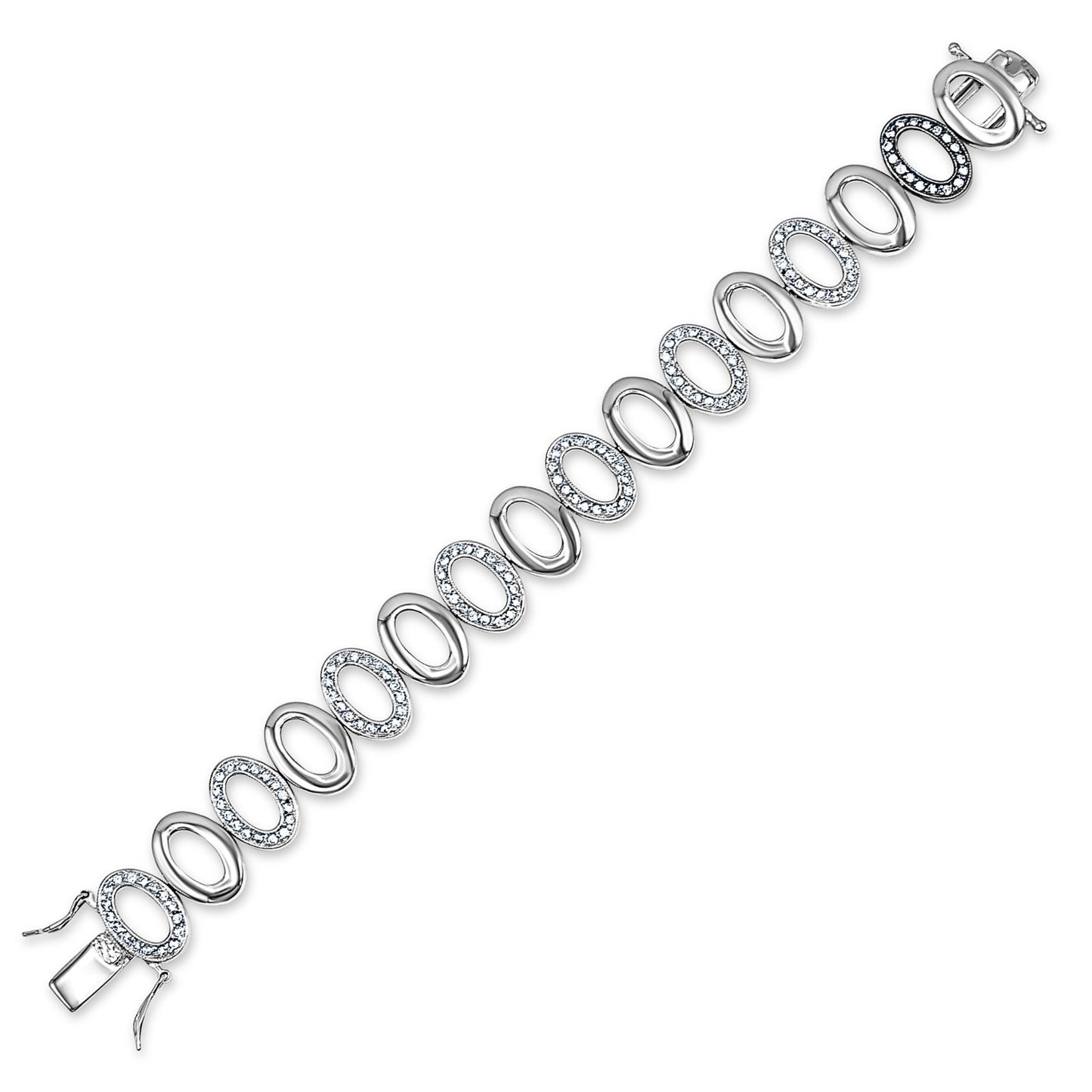 Alternating Oval Link Bracelet