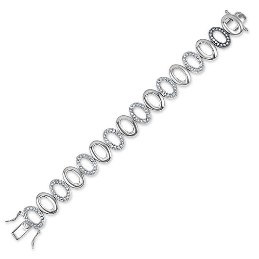 Alternating Oval Link Bracelet