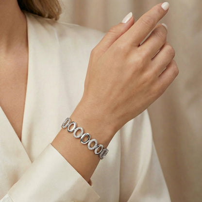Alternating Oval Link Bracelet