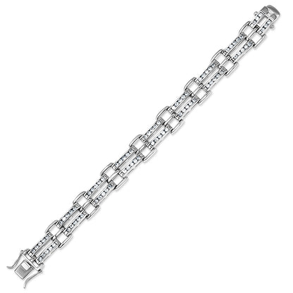 Structured Double Row Bracelet
