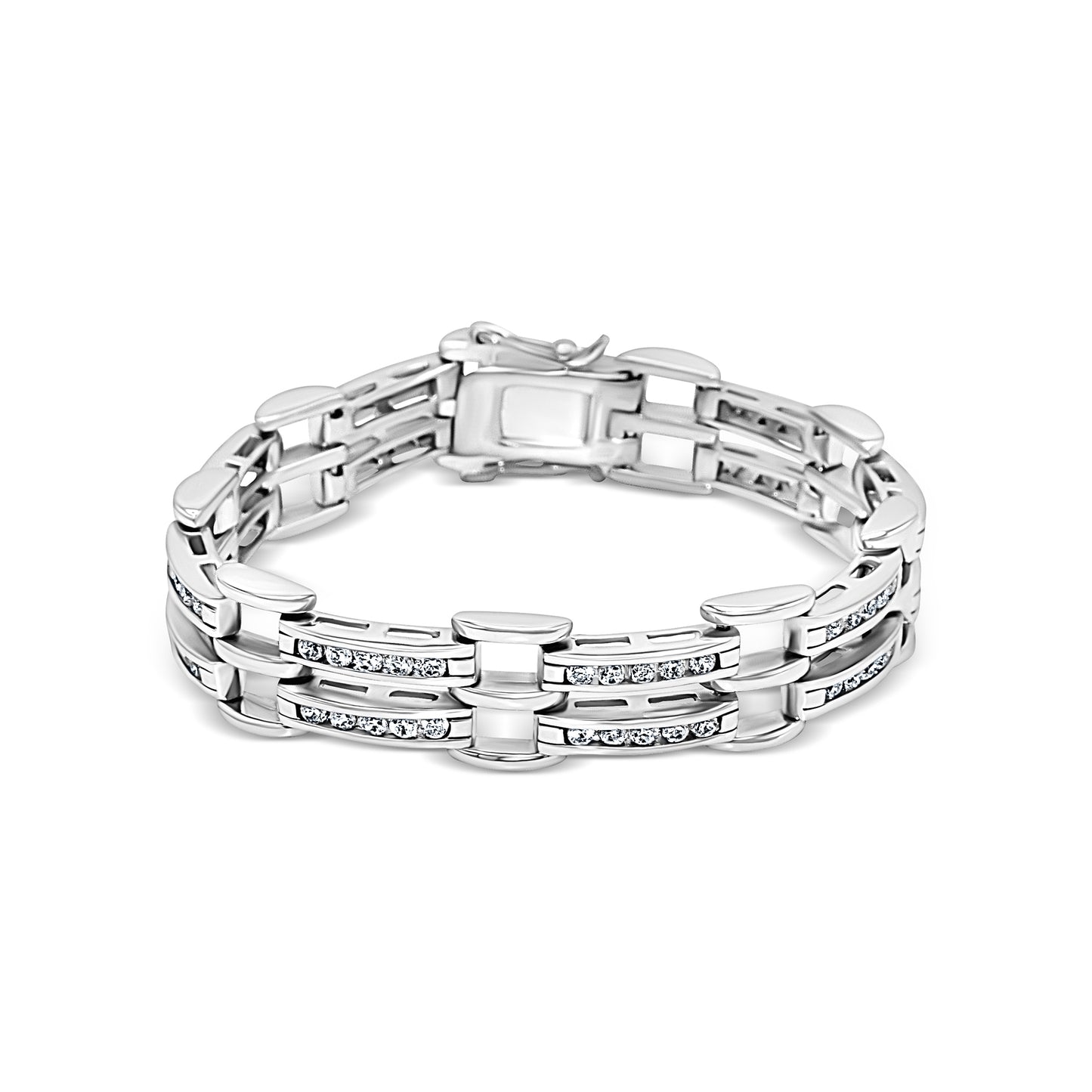 Structured Double Row Bracelet