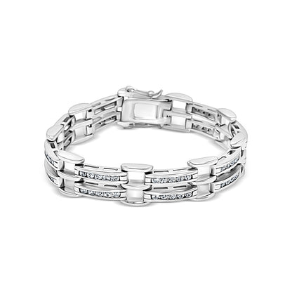 Structured Double Row Bracelet