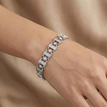 Architectural Chain Statement Bracelet
