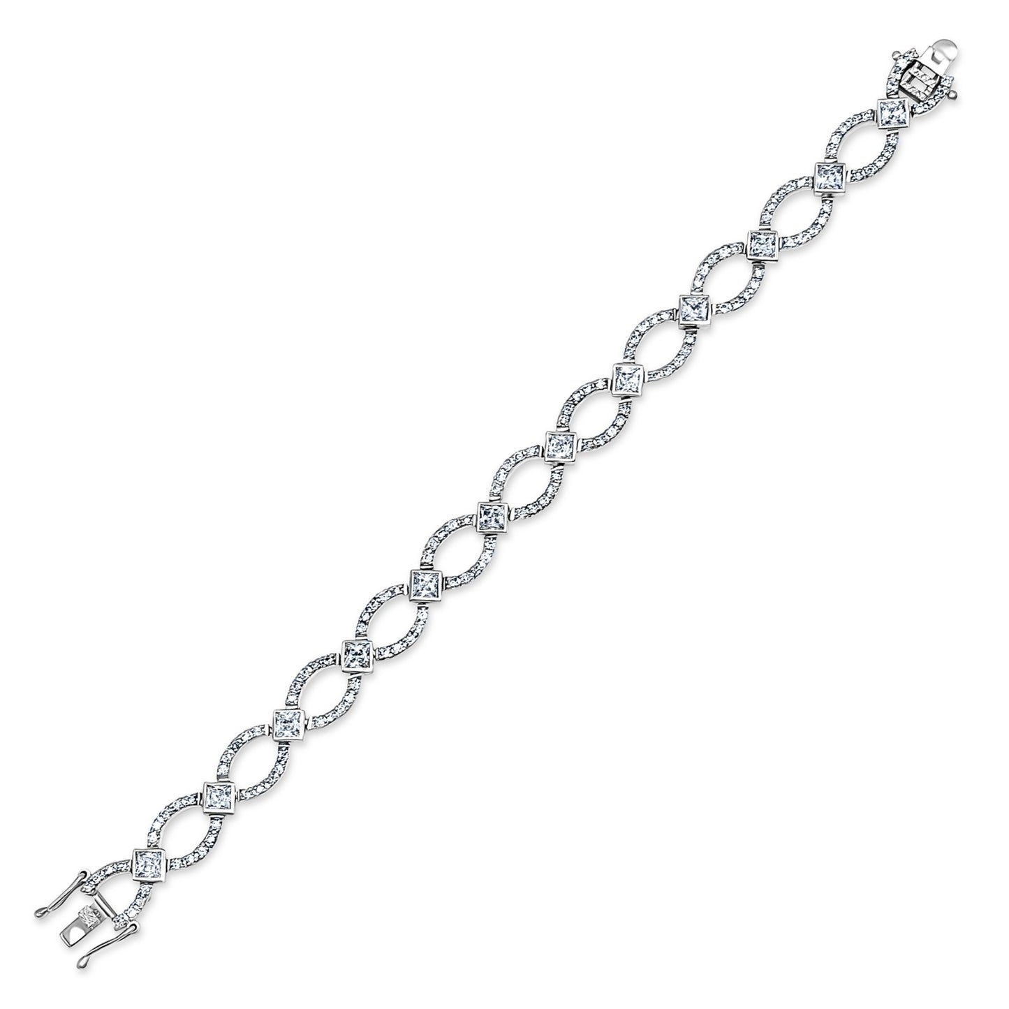 Marquise Link Pavé Bracelet