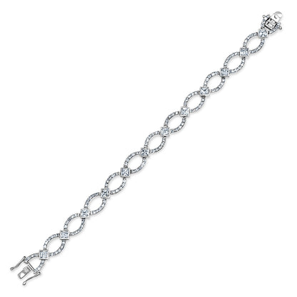 Marquise Link Pavé Bracelet