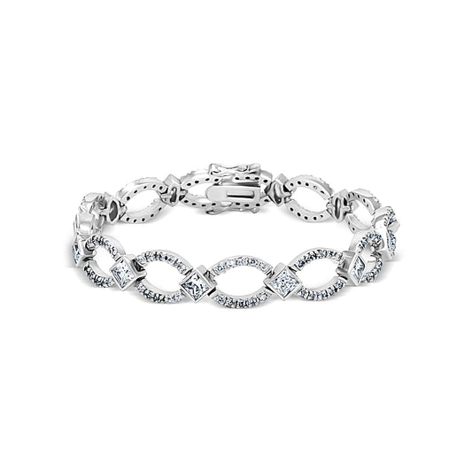 Marquise Link Pavé Bracelet
