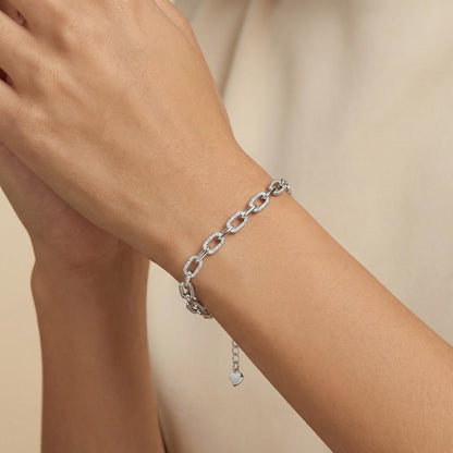 Sparkling Cable Chain Bracelet 5.5 mm
