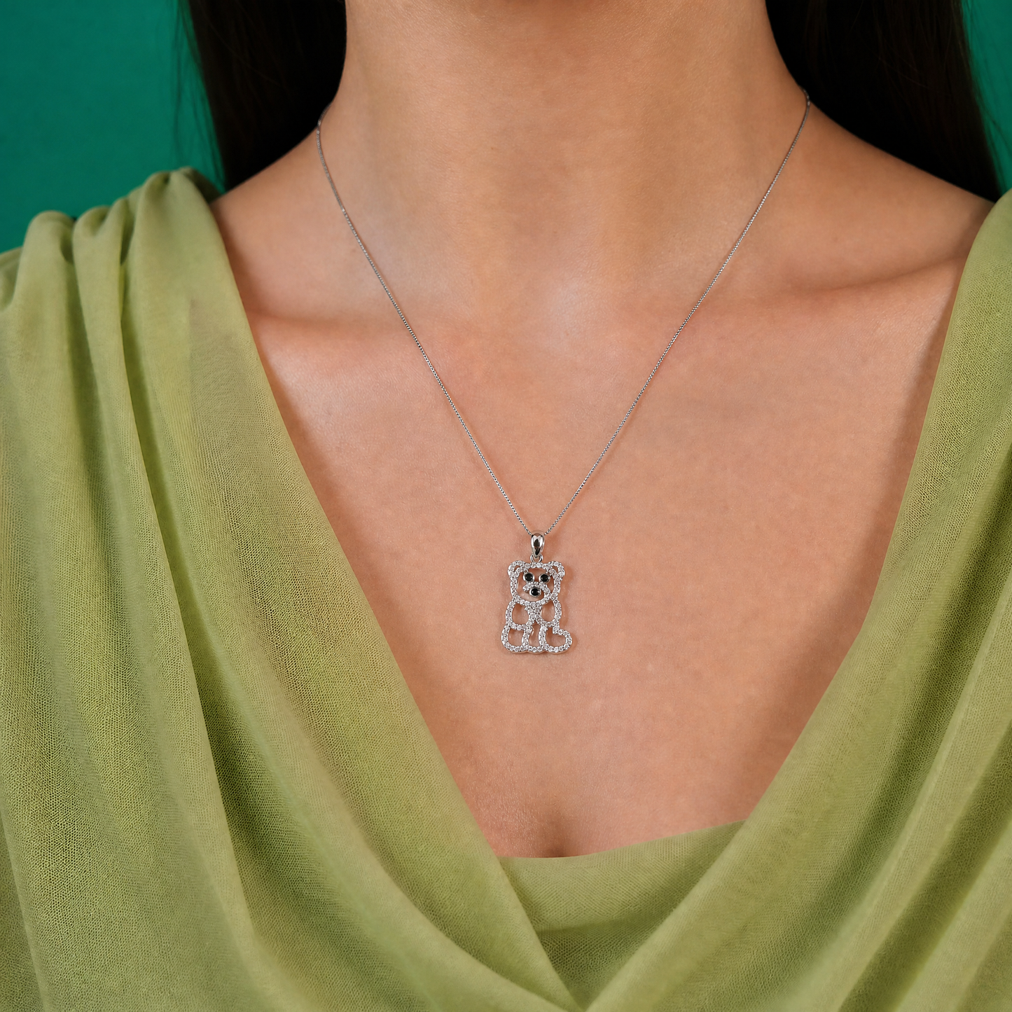 Bear Silhouette Companion Pendant