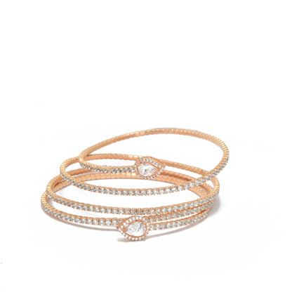 Spring Rose Gold Bangle