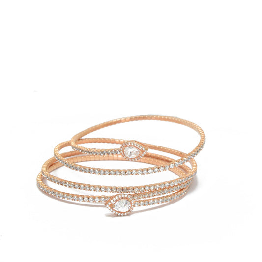 Spring Rose Gold Bangle