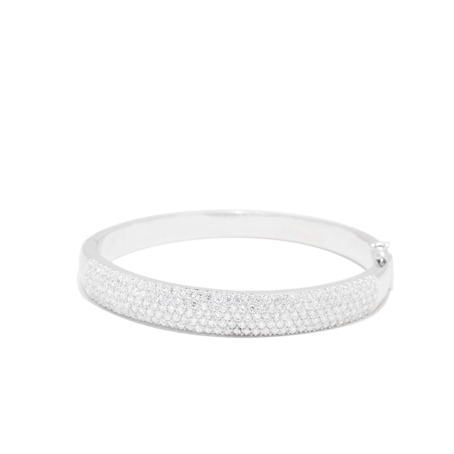 5R Zircon Hinged Bangle