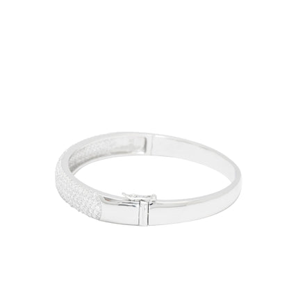 5R Zircon Hinged Bangle