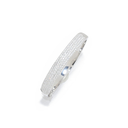 5R Zircon Hinged Bangle