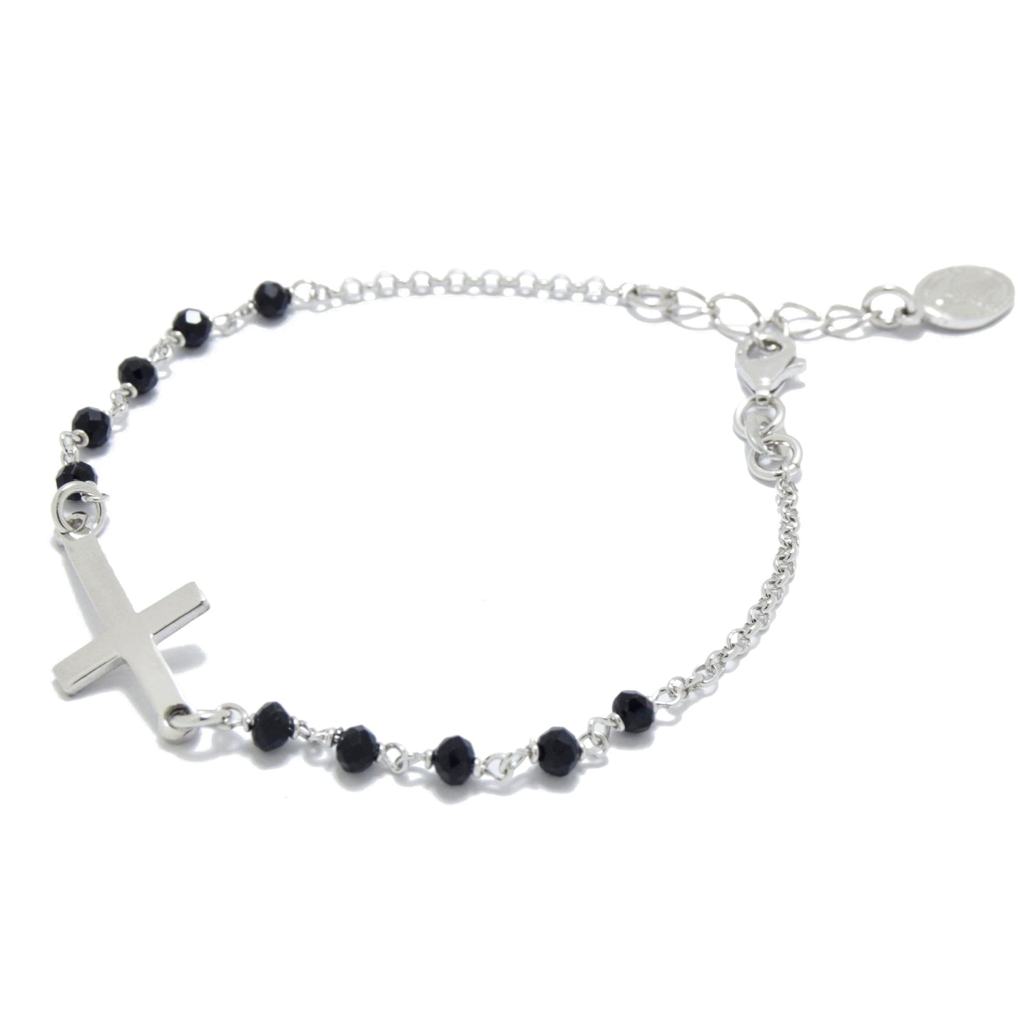 Crystalline Cross Bracelet