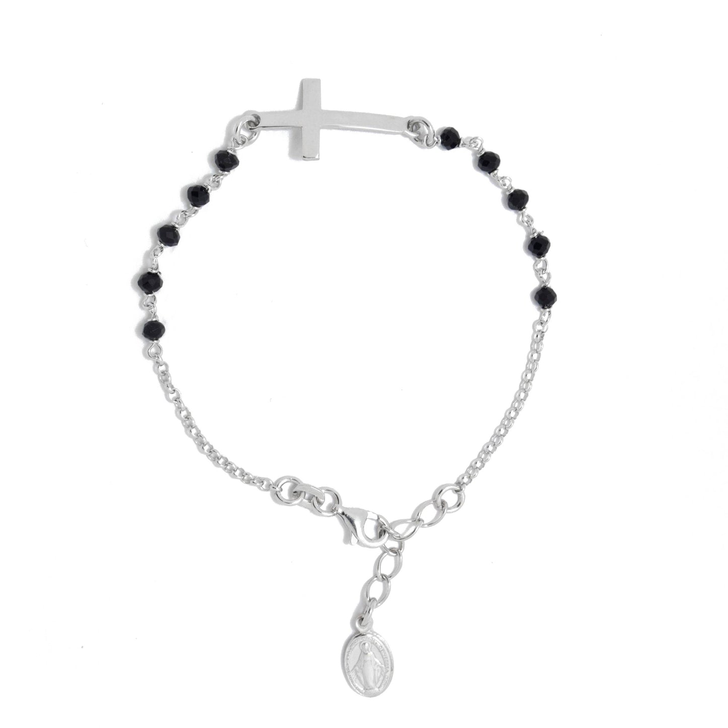 Crystalline Cross Bracelet