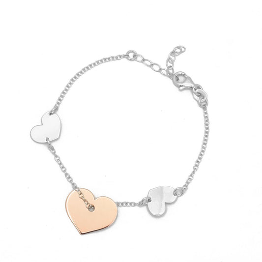 Rose Hearts Bracelet