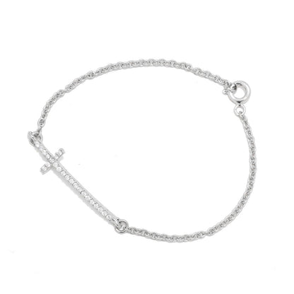 Sparkling Cross Bracelet