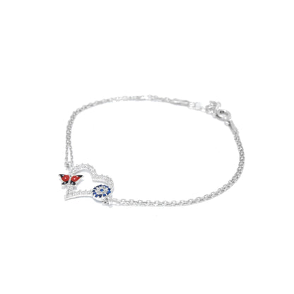 Butterfly Heart Bracelet