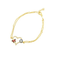 Butterfly Heart Bracelet image