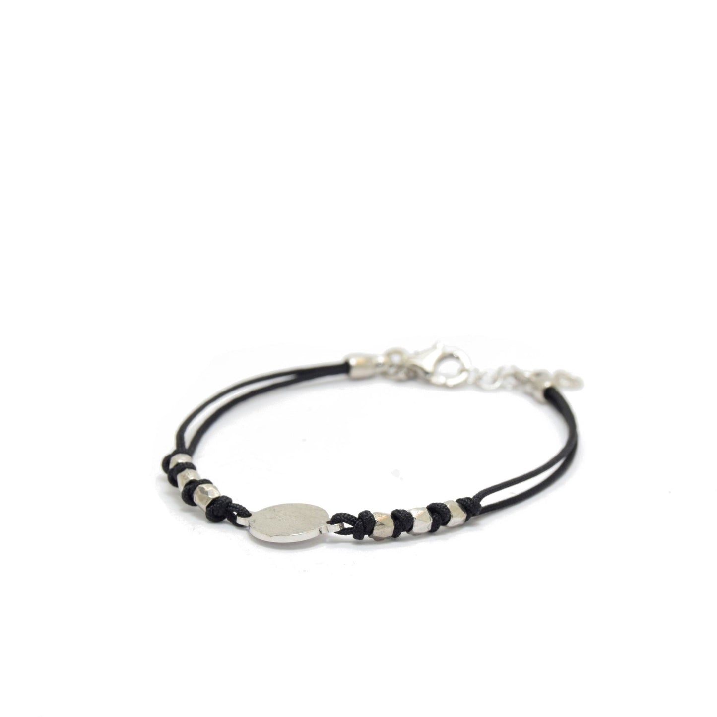 Silver Rope Bracelet