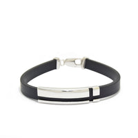 Silver Rubber Bracelet image