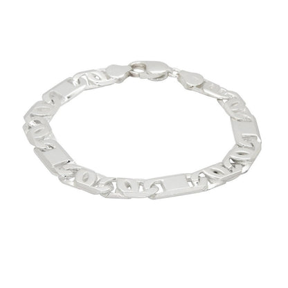 Marine-Scroll Chain Bracelet