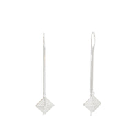 Sparkling Square Chain Earring image