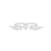 Angel Wings Double Helix Love Ring image