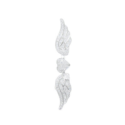 Angel Wings Double Helix Love Ring