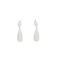 Teardrop Pave Dangle Earrings image