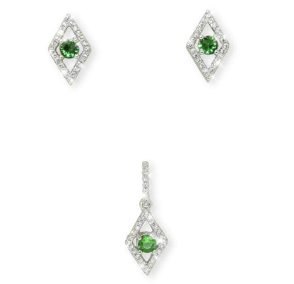 Emerald/Sapphire Half Set