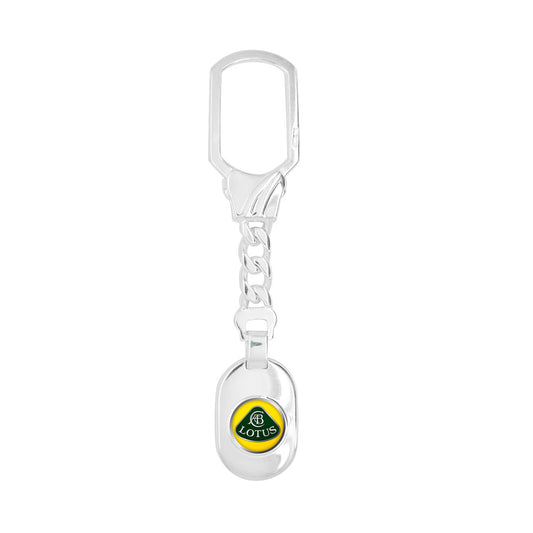 Lotus-silver-keychain