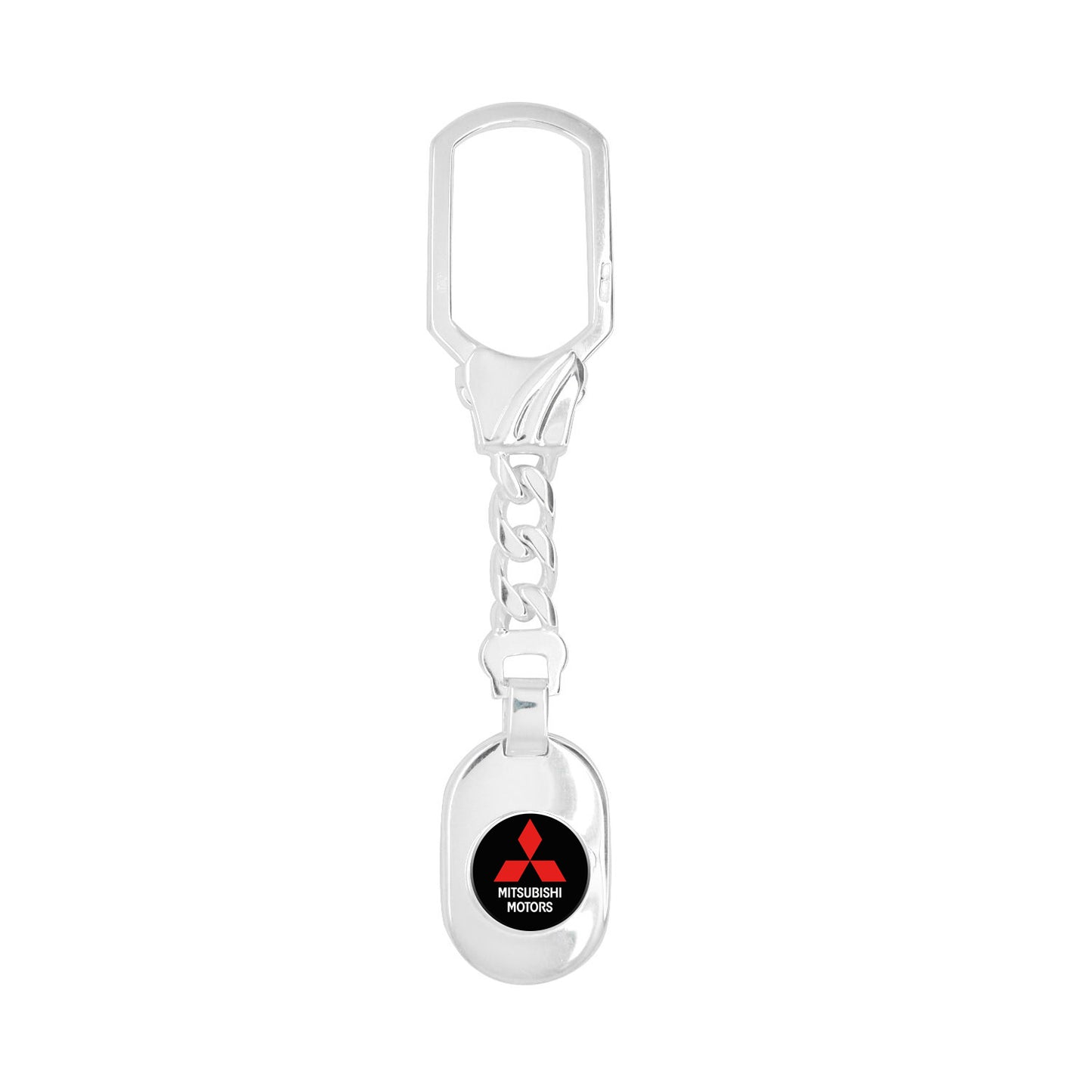 Mitsubishi-silver-keychain