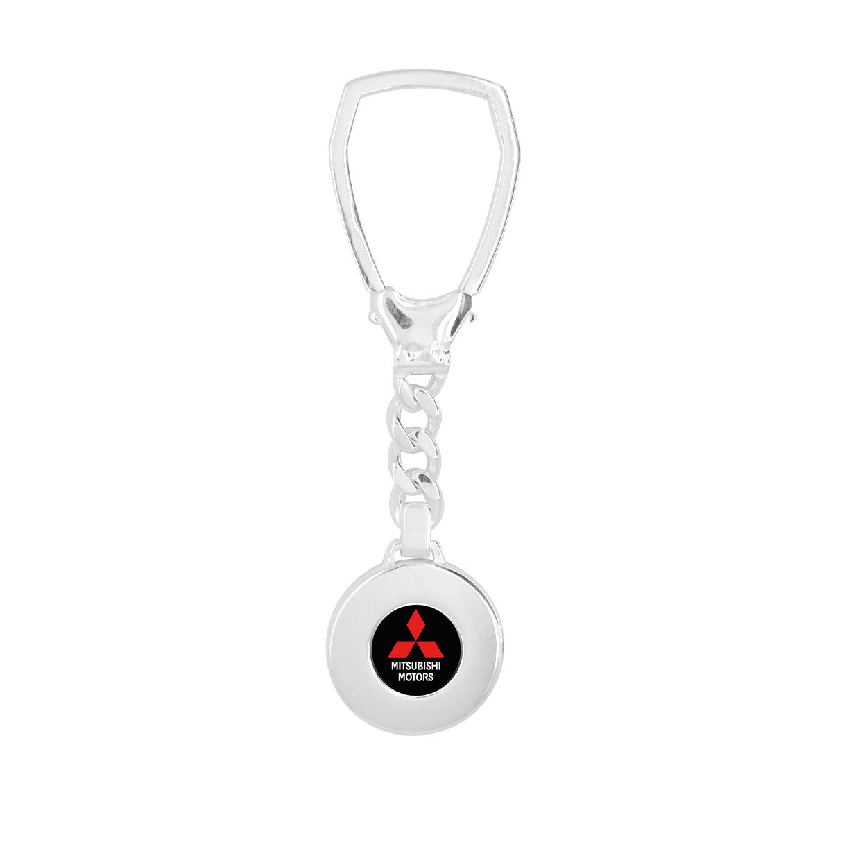 Mitsubishi-silver-keychain