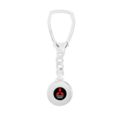 Mitsubishi-silver-keychain