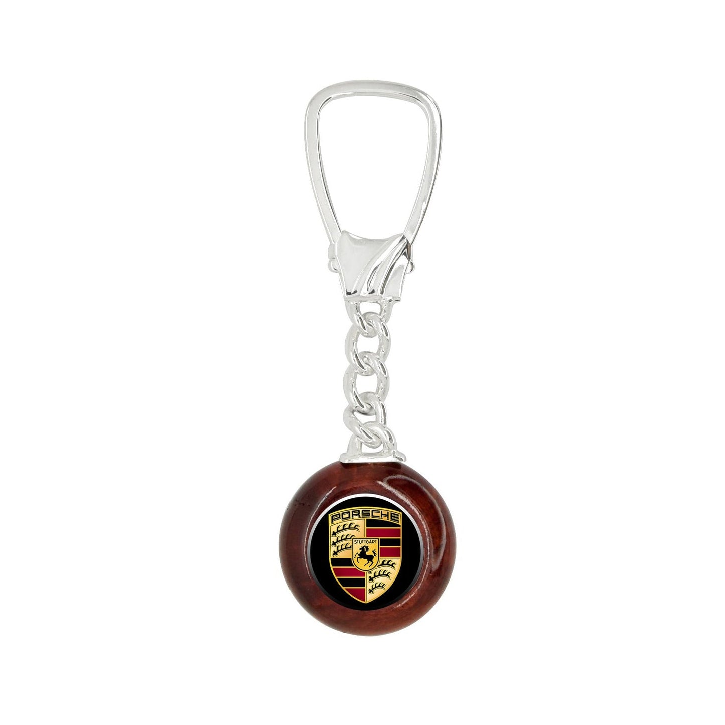 Porsche-silver-keychain