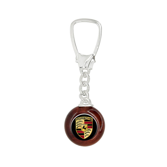 Porsche-silver-keychain