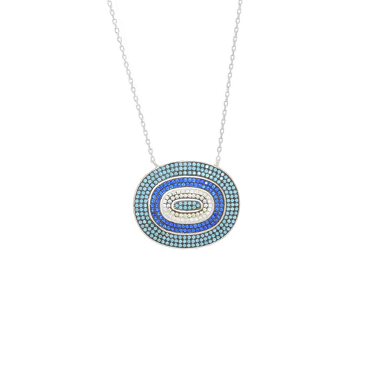 Dazzling Colorful Pendant Necklace