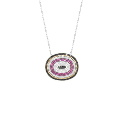 Dazzling Colorful Pendant Necklace