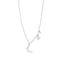 Moon & Stars Pendant Necklace image