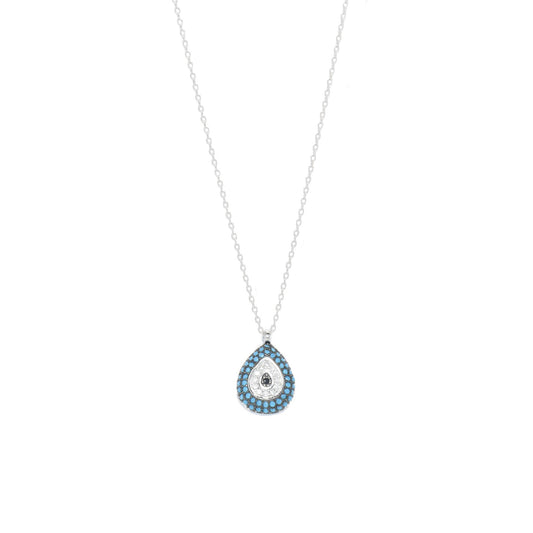 Evil Eye Drop Necklace