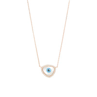 Rose Gold Evil Eye Necklace image