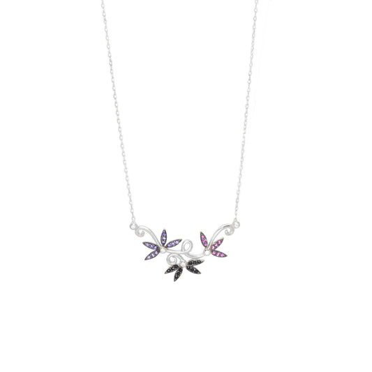 Colorful Flowers Necklace