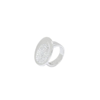 Pave White Stone Ring image