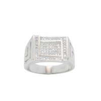 Linear Zircon Ring image