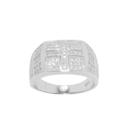 Zircon Cross Ring