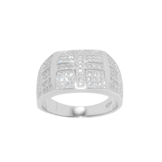 Zircon Cross Ring