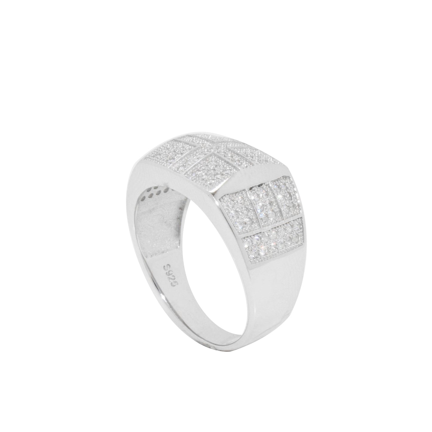 Zircon Cross Ring