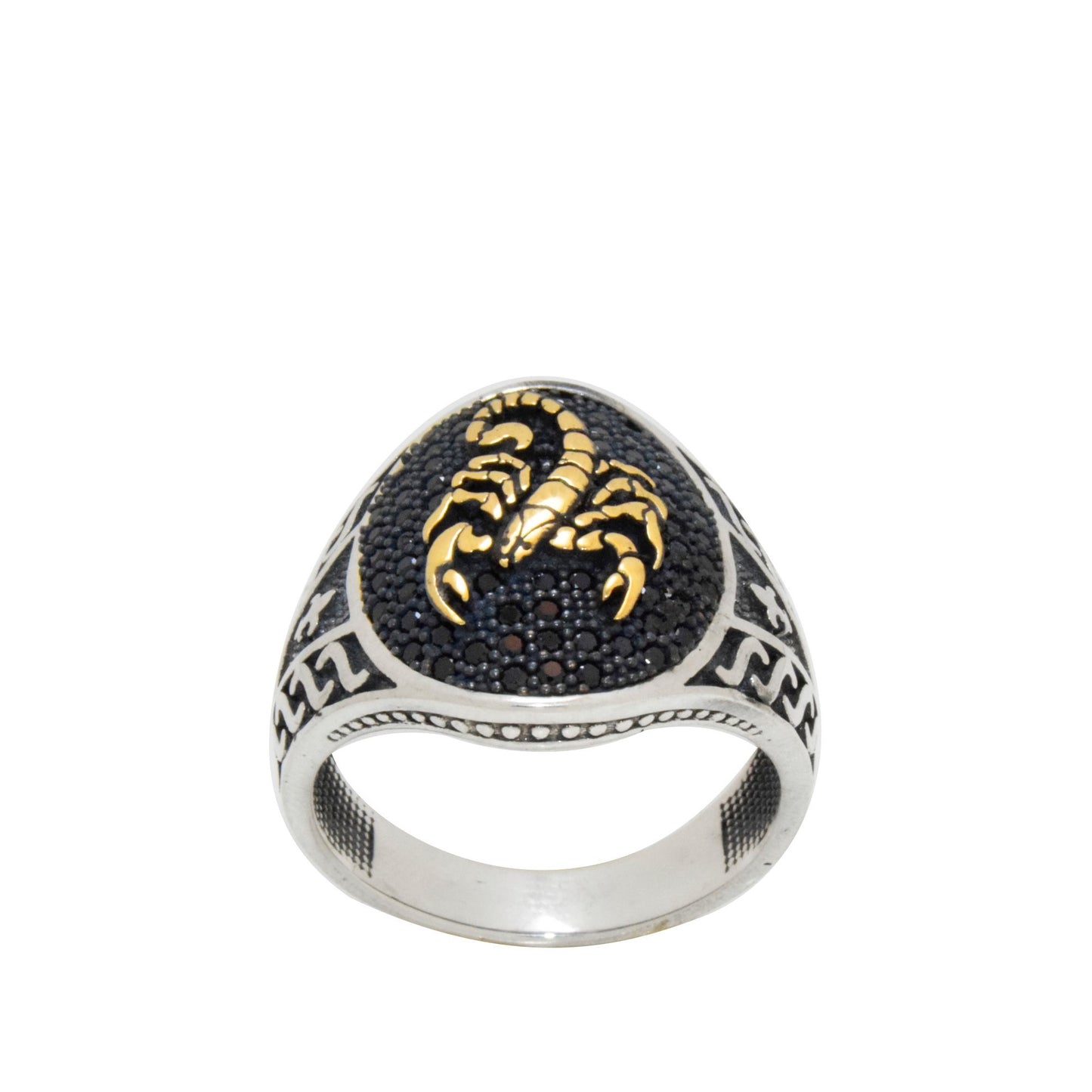 Oxidized Scorpion Ring